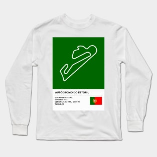 Autódromo do Estoril [info] Long Sleeve T-Shirt